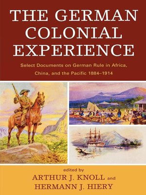 cover image of The German Colonial Experience